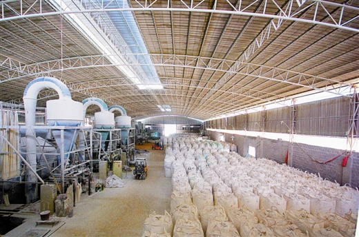 广西来宾年产30万吨纳米钙生产线即将投产