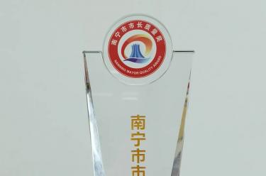 广西华纳荣获南宁市人民政府颁发“第五届南宁市市长质量奖”荣誉牌匾